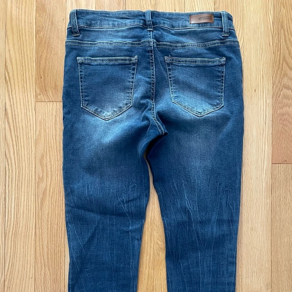 Almost Famous Skinny Stretch Distressed Cuffed Jean - Picture 5 of 8